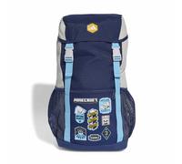 adidas Unisex Kids Minecraft Backpack, dark blue/lgh solid grey, One Size