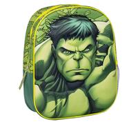 Children's backpack Cerda Marvel Avengers Hulk Bobblehead 3D Vert 25x31x10 cm