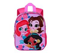 Children's backpack Karactermania Disney Princess Flowers 3D Rose 11x26x31 cm