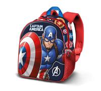 Marvel Captain America Patriot-Elite 3D Backpack, Multicolour, 25 x 30 cm, Capacity 7 L