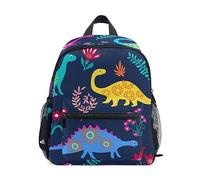 Children's Backpack, Kids Schoolbag Dinosaurs Cute Kids Pattern Students Bookbag for Boys Girls, Chest Strap
