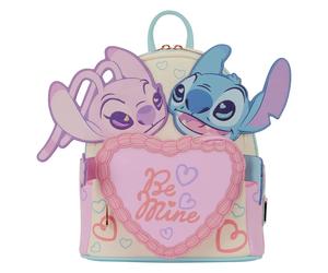 Children's backpack Loungefly Disney Stitch & Angel Be Mine Multicolore TU