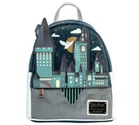 Children's backpack Loungefly Harry Potter Hogwarts Bleu 27x23x11 cm