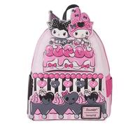 Children's backpack Loungefly Sanrio My Melody and Kuromi Rose 22,86x11,43x26,67 cm