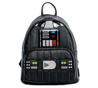 Children's backpack Loungefly Star Wars Dark Side Darth Vader Noir 22,5x26,2x11,2 cm