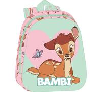 safta M890a BATMAN School Backpack with 3D Design, Adaptable to Trolley, Ideal for Children of Different Ages, Comfortable and Versatile, Quality and Strength, 27 x 10 x 33 cm, Colour:, Green/pink