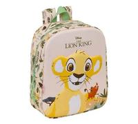 Children's backpack Safta Disney The Lion King 3D Jaune 22x27x10 cm