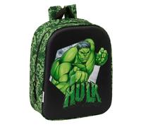 Children's backpack Safta Marvel Hulk Vert 22x10x27 cm