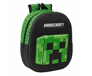 Children's backpack Safta Minecraft Vert 27x10x33 cm