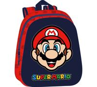 Children's backpack Safta Super Mario Bros 3D 33 cm Bleu 27x10x33 cm