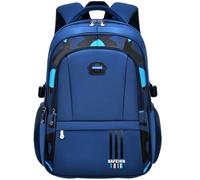 Children's Backpack Schoolbag for Boys Waterproof Lightweight Large Capacity Backpack School Boys Aged 6-12 Backpack Black Blue