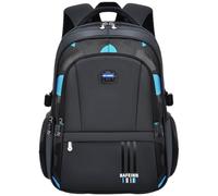 Children's Backpack Schoolbag for Boys Waterproof Lightweight Large Capacity Backpack School Boys Aged 6-12 Backpack Black Blue