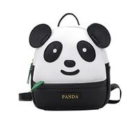 Children's Backpack, Toddler Kids School Bag 3D Panda Pattern Animal Design Leather Childrens Bag Kindergarden School Bag Lunch Bag Rucksack for Boys Girls
