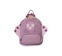 Children's Backpack - TRIXIE - Mrs Peacock - Violet - Recycled Cotton - Padded Straps