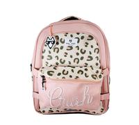 Children's backpack with 2 compartments Pol Fox Crush Rose 33x42x18 cm