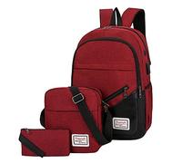 Children'S Backpacks - High School Student Backpack For Boys And Girls Backpack Three Piece Computer Business Bag Shoulder Casual Matching Bag
