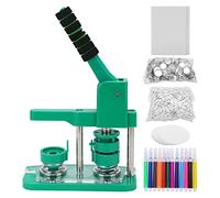 Children's Badge Maker Machine, 32mm Button Press Kit with 500 Pcs Making Accessories Children DIY Gifts Pin Maker for Art Schools, Crafts & Events