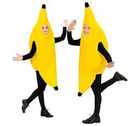 Children's Banana Child 140cm Costume for 60s 70s 80s Cartoon Fancy Dress