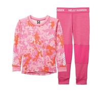 Children's baselayer set Helly Hansen K GRAPHIC LIFA MERINO SET (DRAGON FRUIT)