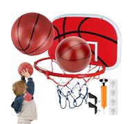 Children's Basketball Ring - Interactive Mini Set, Adjustable with 2 Balls, Indoor Game Accessory with Sturdy Frame | Playground Equipment for Students Lovers Boys Teenagers Living Room Sleeping Room