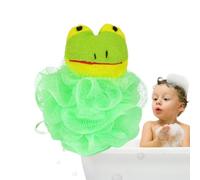 Children's Bath - Cute Animal Shower Pouf for Children, Soft Ball, Comfortable Accessories, and Children, Durable Body Wash at Home, Travel, Bathroom Use