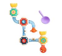 Children's Bath Toy Diy Water Pipe, Secure Material, 35cm, Funny Baby Bathtub Toy, Bathroom Time Spray Waterfall Shower Toys, Interactive Bath Activities, For Toddler