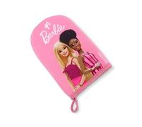 Children's Bath Wash Mitt - Soft Wash Mitt for Bath Time, Face & Body Cleansing - Reusable Flannel Alternative - Official Barbie Merchandise