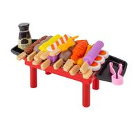 Children's BBQ Toy - Set BBQ Kitchen Toy with Skewers & Accessories | Creative Cooking Role Play for Boys Girls Gift Is to Give Children an Exp