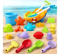 Childrens Beach Play Shovel Bucket Collection ABS Sandcastle Building Tools Beach Dolls Set