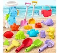 Childrens Beach Play Shovel Bucket Collection ABS Sandcastle Building Tools Beach Dolls Set