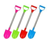 Children's Beach Shovel 20.87 Inch Changsha Shovel Gardening Tool Snow Shovel Sturdy Stainless Steel Handle ABS Plastic Shovel For Digging Sand And Snow Set(1pc Random Color) AhP442 (53x10cm)