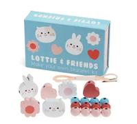 Children's bead bracelet kit Rex London Lottie And Friends Multicolore 2,5x28x0,9 cm
