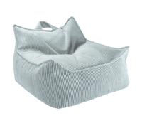 Children's beanbag armchair wide corduroy peppermint green Wigiwama - 4751030596310