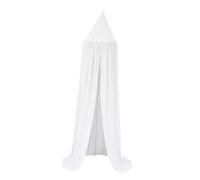 Children's Bed Canopy Castle Play Tent Hanging Dome Large Princess Round Curtains Net for(White)