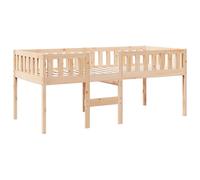Children's Bed without Mattress Bedroom Kids Bed Frame Solid Wood Pine vidaXL