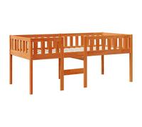 (wax brown, 90 x 190 cm) vidaXL Children's Bed without Mattress Bedroom Kids Bed Frame Solid Wood Pine