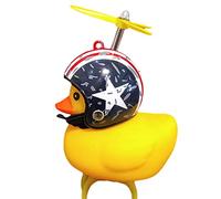Childrens Bell Duck, Duck Head Light, Yellow Duck Bell With Propeller, Cool Duck Horn With Propeller, Rubber Duck Ornaments For Cycling Motorcycle And Accessories Decorations