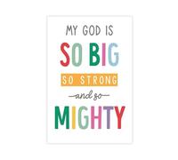 Children's Bible Song Art 3 Canvas Poster Bedroom Decor Landscape Office Room Decor Gift 20" L X 30" W