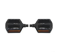 Children's Bicycle Pedals Flat Pedal 12mm 14mm Threaded with ABS Material and Anti Slip Spike Studs Designed for Comfortable and Secure Riding (12mm)