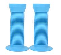 Childrens Bike Handlebar Grips Anti Slip Durable Protective Cover for Kids Bicycle Scooter Universal Handle Bar Grips Blue Pink Plastic 9x4 8cm 1 Pair (Blue)