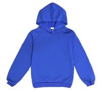 Children's Blank Hoodie Spring and Autumn Thin Multi Colour Primary School Pullover Hoodie Casual All Over Hoodie Trousers Girls Teenagers, b, 11-12 Jahre