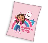 Children's Blanket Throw 130X160 Gabi Cat House