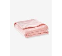 Children's Blanket with Gold Hearts light pink/print