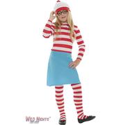 Smiffys Officially Licensed Wheres Wally Wenda Child Costume, Large