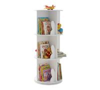 Children's bookcase Rotating bookshelf Kids' shelf Children's book tower