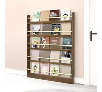 Children's Bookshelf Wall Shelves - 3/4/5-Tier Space-Saving Storage Rack, Easy Assembly Tall Wooden Book for Kids' Room, Nursery, Bedroom Decor