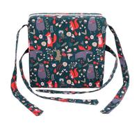 Childrens Booster Cushion Back to School Waterproof Green Sponge