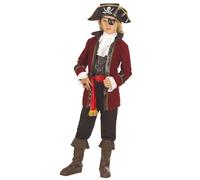 Children's Booty Island Pirate Child 128cm Costume Small 5-7 yrs (128cm) for Buccaneer Fancy Dress