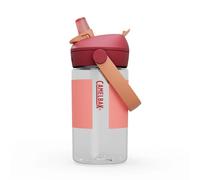CamelBak Thrive Flip Straw Kids Kids Bite Valve Tritan Renew Water Bottle Demi Peach, 14oz