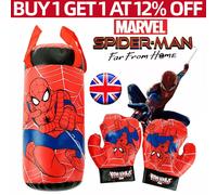 Children's Boxing Set with Inflatable Punching Bag Kid-Sized Gloves Pad Game